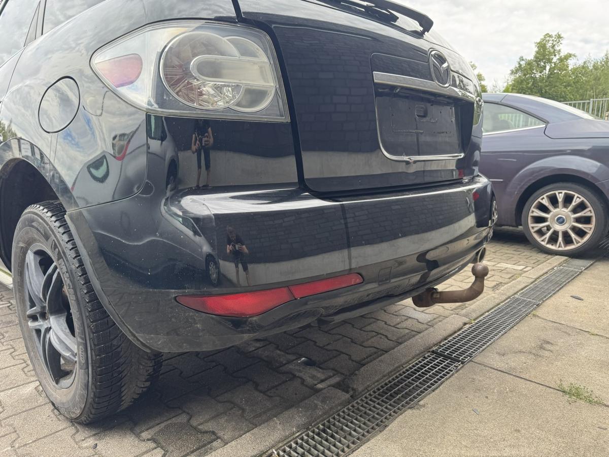 Mazda CX-7 original Sto&szlig;stange Stossf&auml;nger hinten Schwarz Facelift Bj.2012